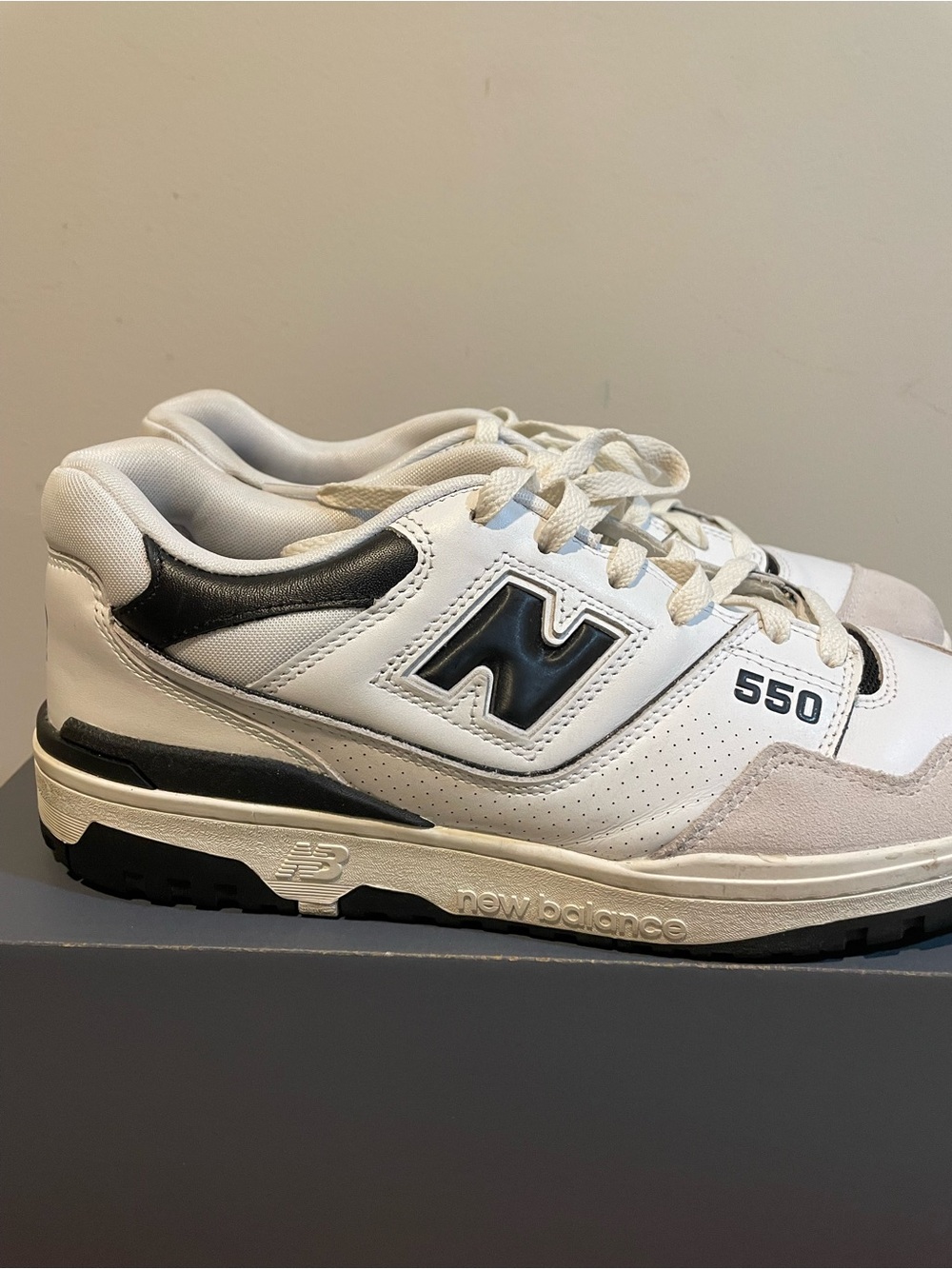 New Balance 550 Sea Salt Black Men's - BB550LM1 - US